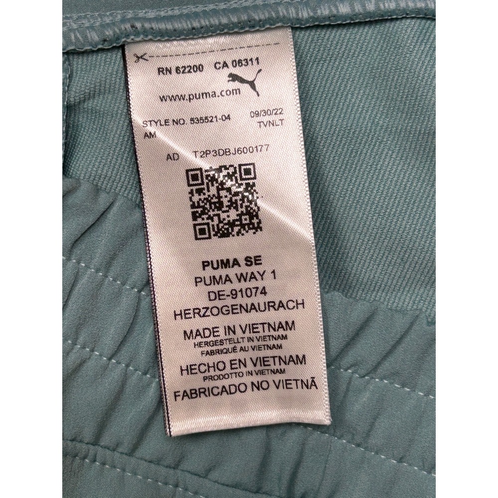 PUMA Jogger Pants Synthetic Blue Large Women - Picture 6 of 12